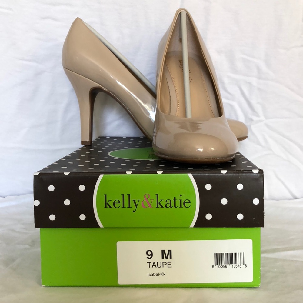 Kelly & Katie Isabel-Kk taupe heels